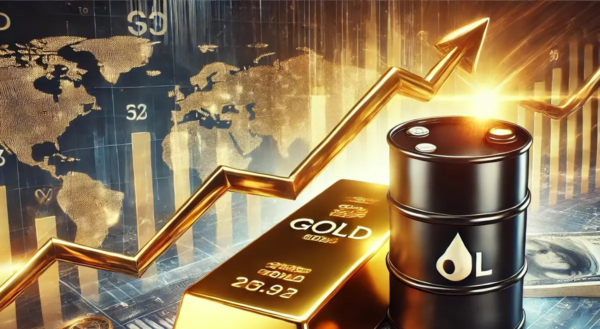 استقرار الذهب وارتفاع النفط عالميا